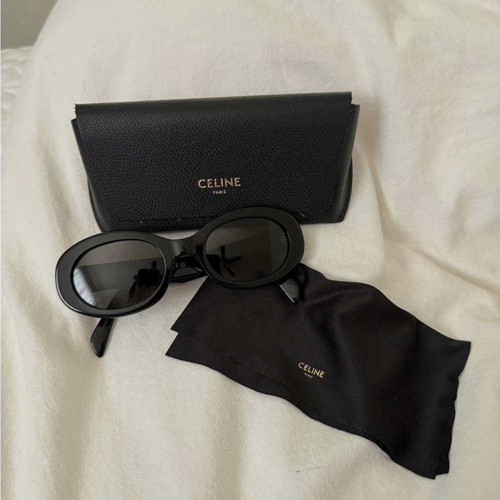 Celine Triomphe Black Sunglasses